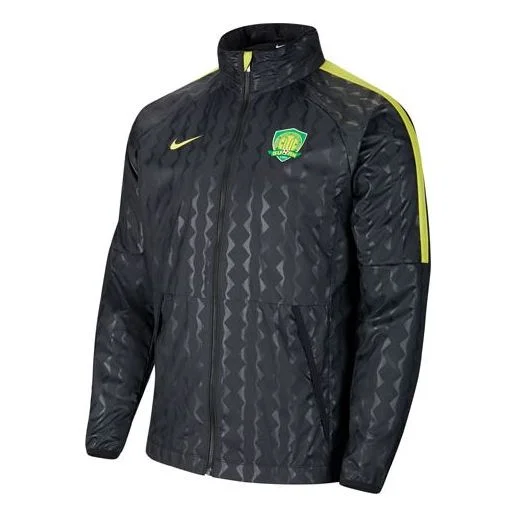 Nike Beijing Zhonghe Guoan Soccer/Football Training Sports Jacket Black CT6600-010 - 1