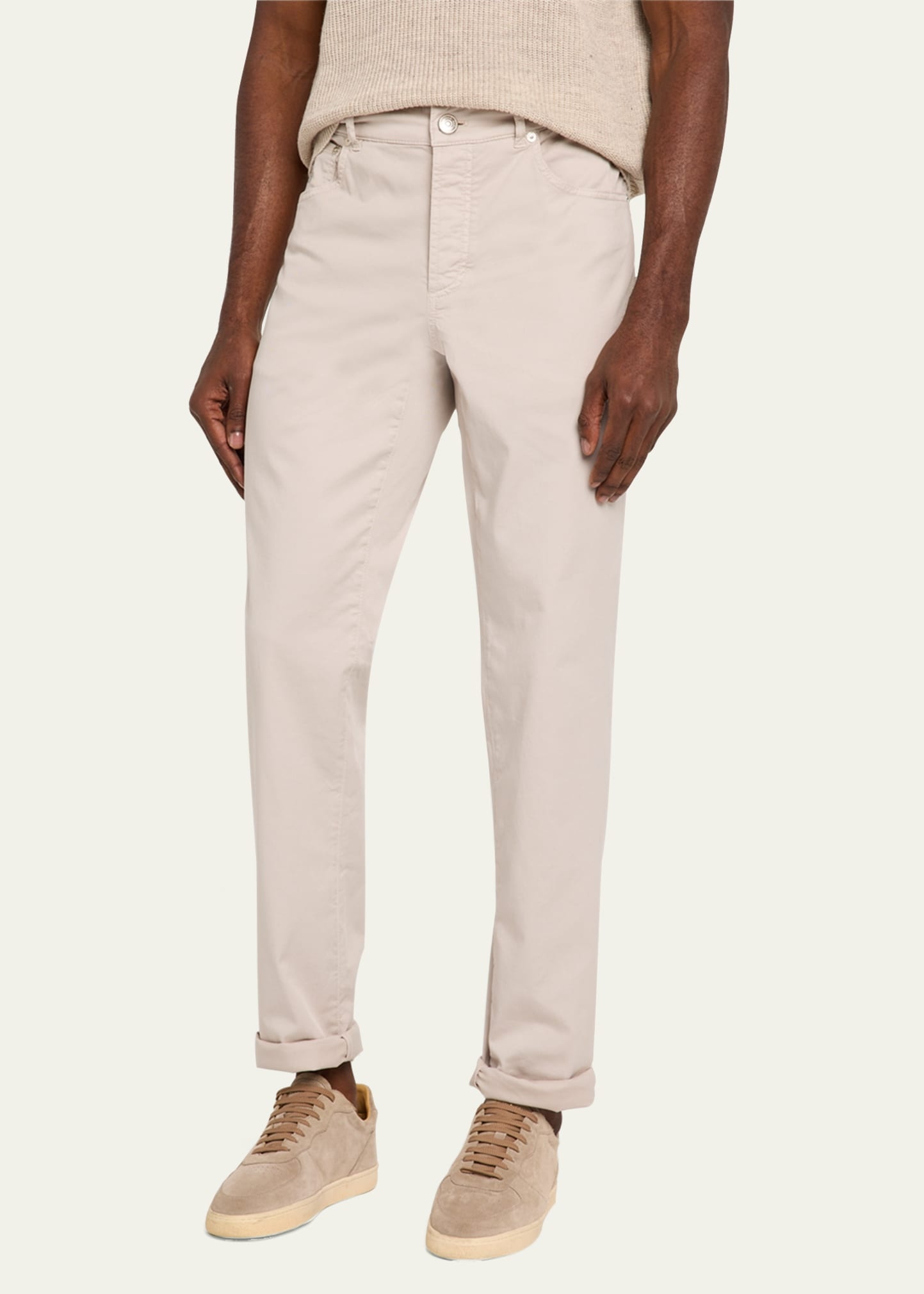 Men's Slim Five-Pocket Pants - 4