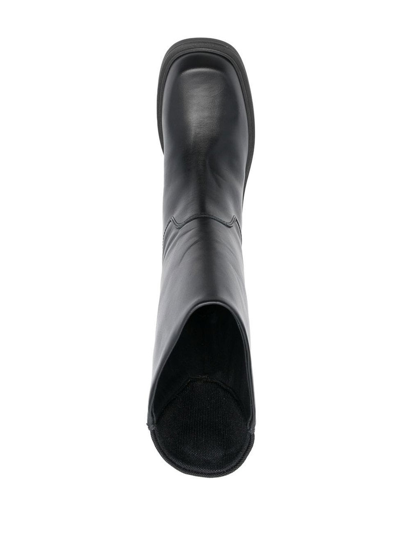 Attitude leather mid-calf boots 4