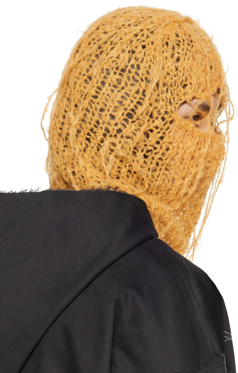 Yellow Loose-Thread Balaclava 3