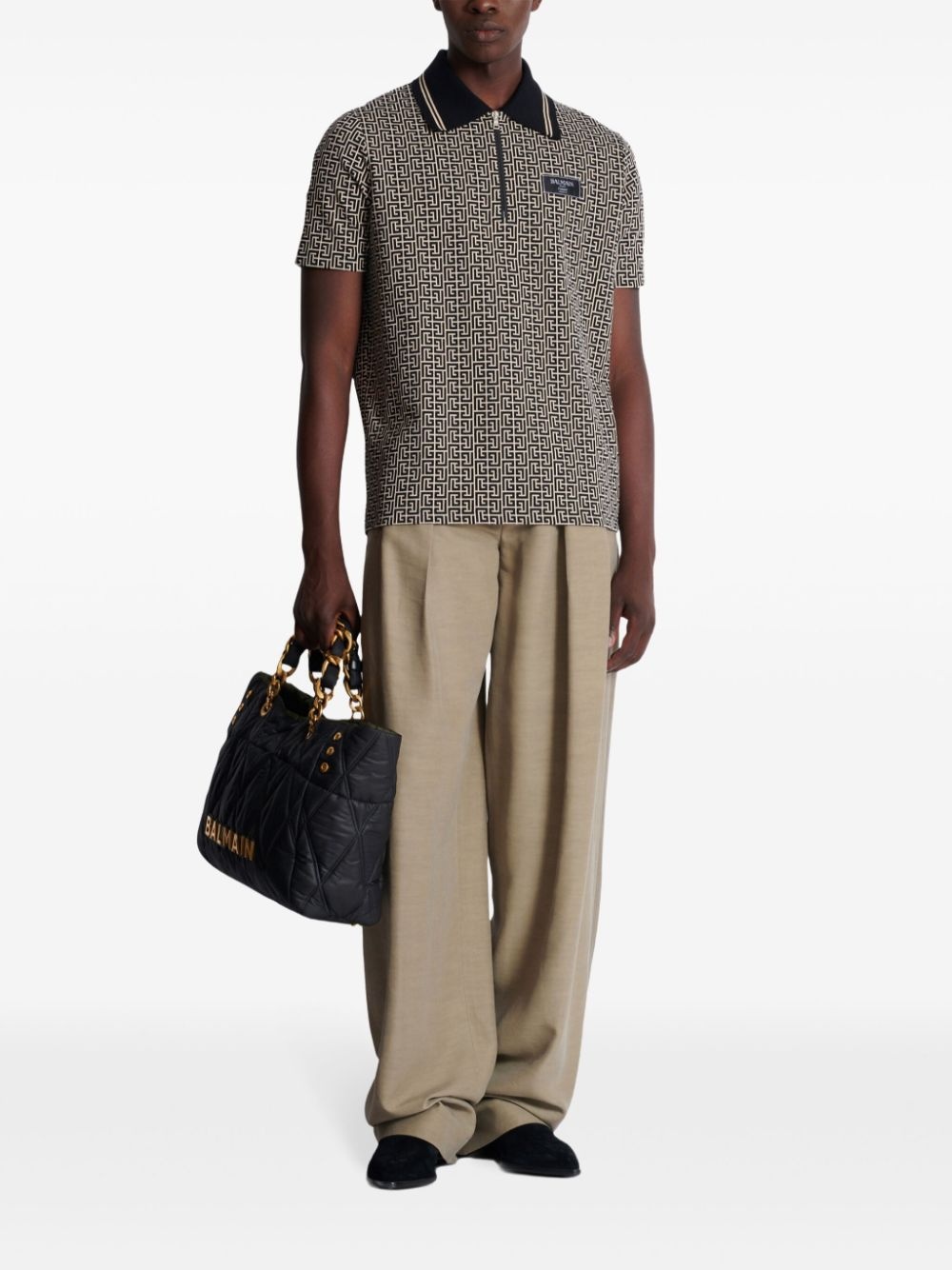 Labyrinth jacquard polo shirt - 2