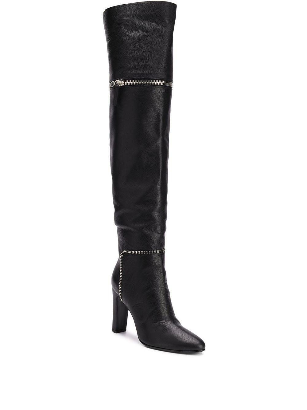 Joana 90mm leather boots - 2