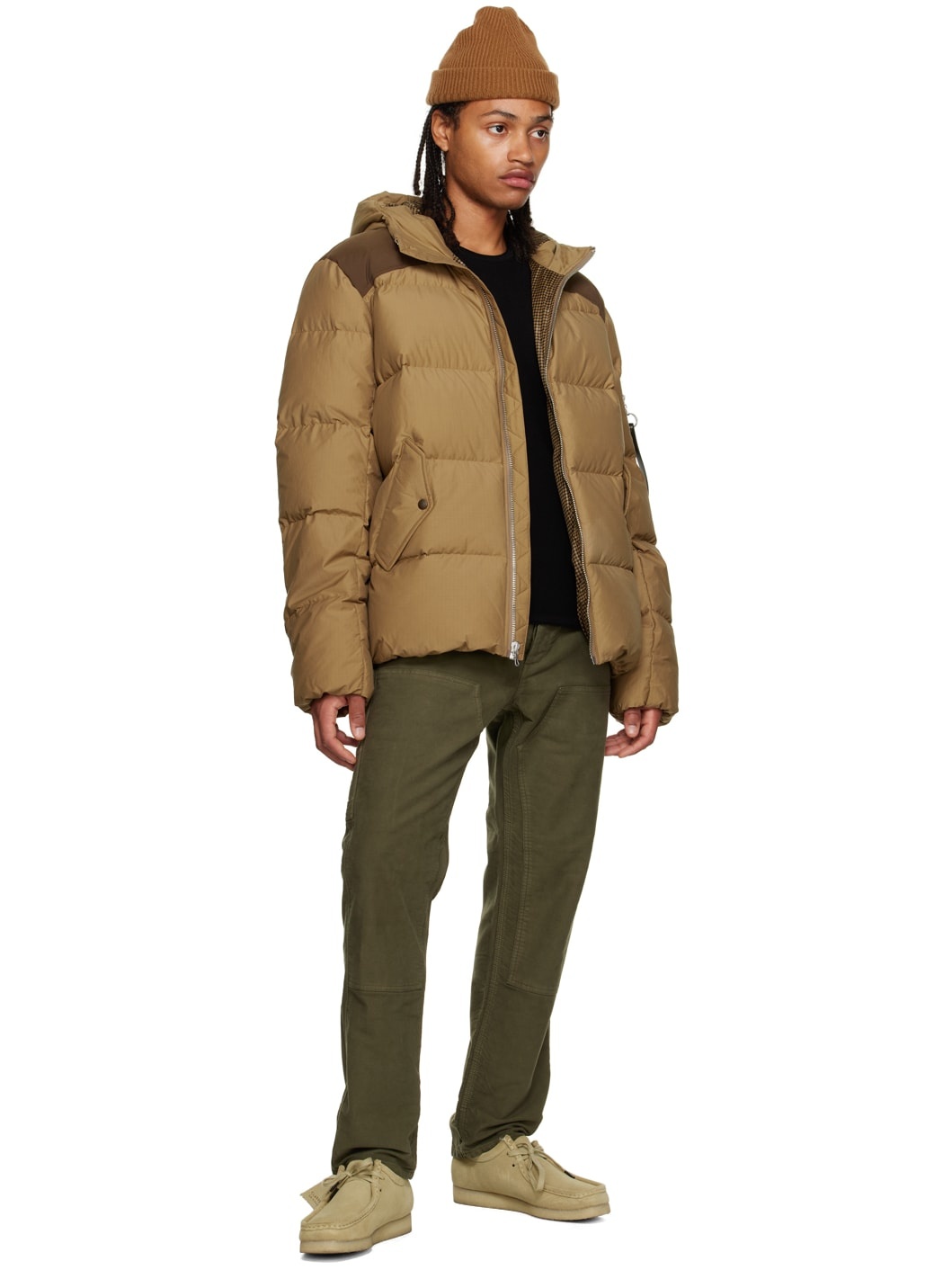 Beige Byron Down Jacket - 4