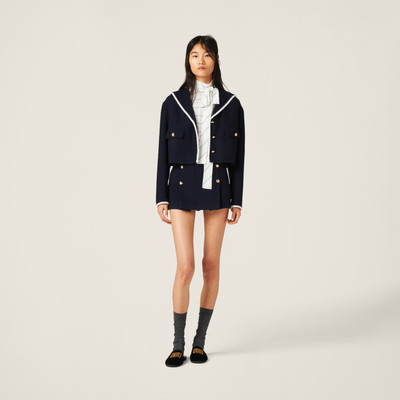 Miu Miu Tweed miniskirt outlook