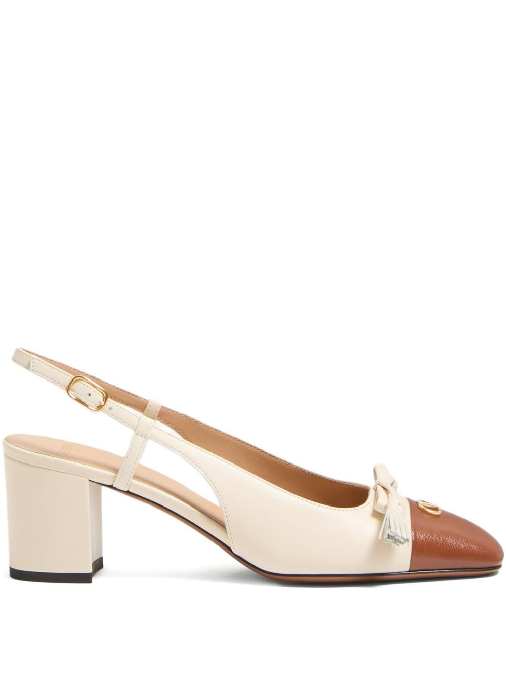 Valentino Garavani Valet Du Roi leather pumps - 1