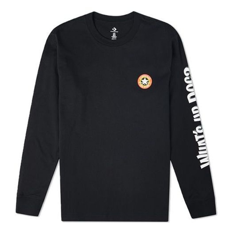 Converse x Bugs Bunny Long Sleeve Tee 'Black' 10021415-A01 - 1