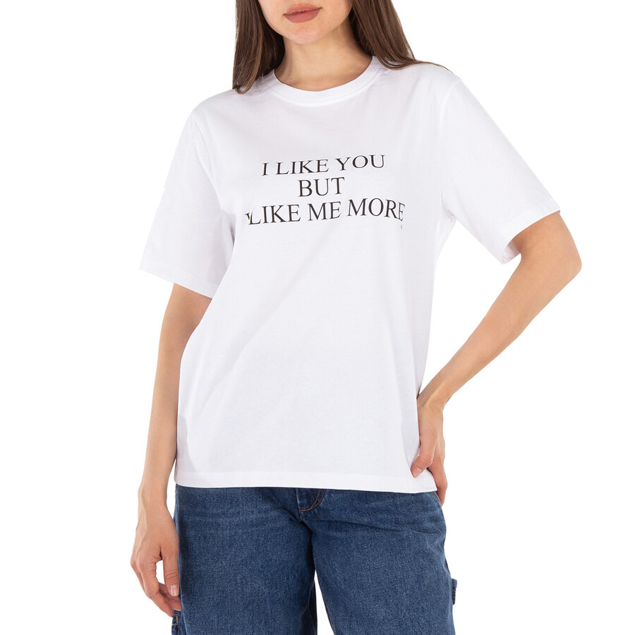 Victoria Beckham I Like You But I Like Me More T-Shirt - 1