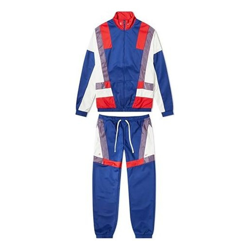 Nike Lab x CLOT Woven Track Suit 'Deep Royal Blue University Red White' BQ5431-455 - 1