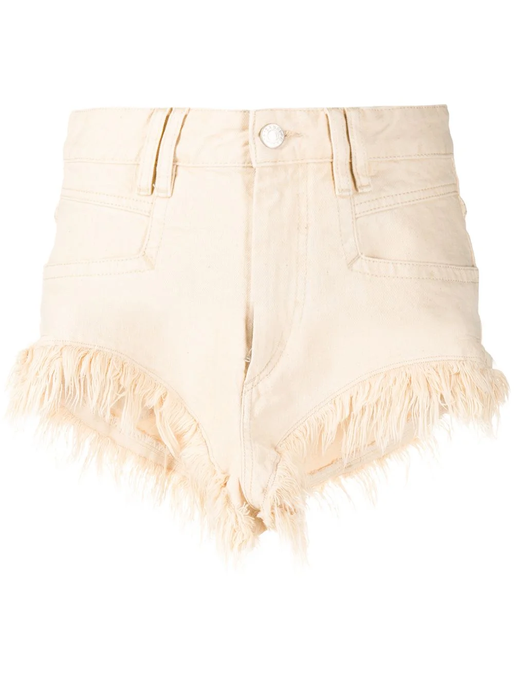 Eneida fringed denim shorts - 1