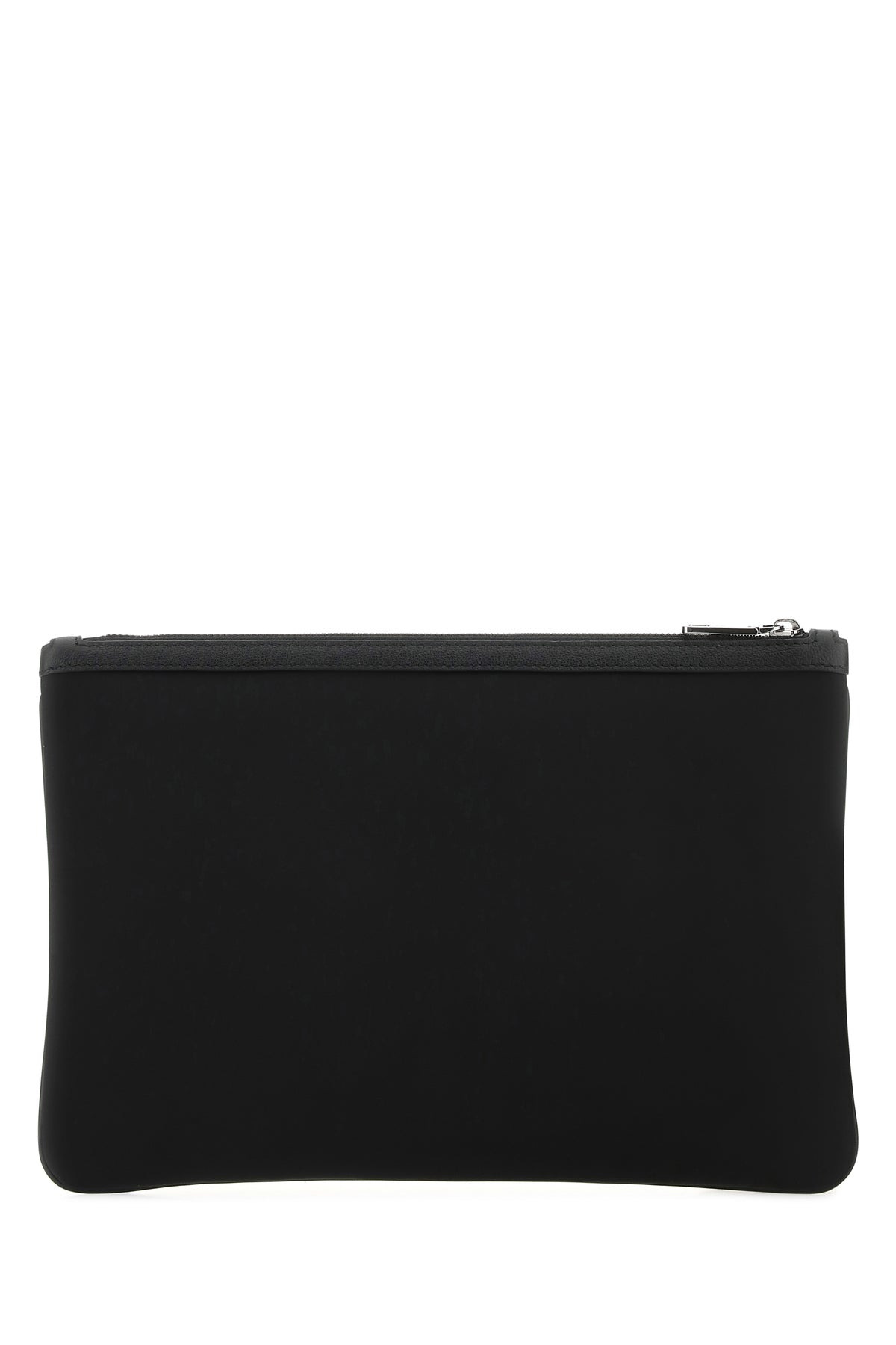 Black leather and nylon pouch - 3