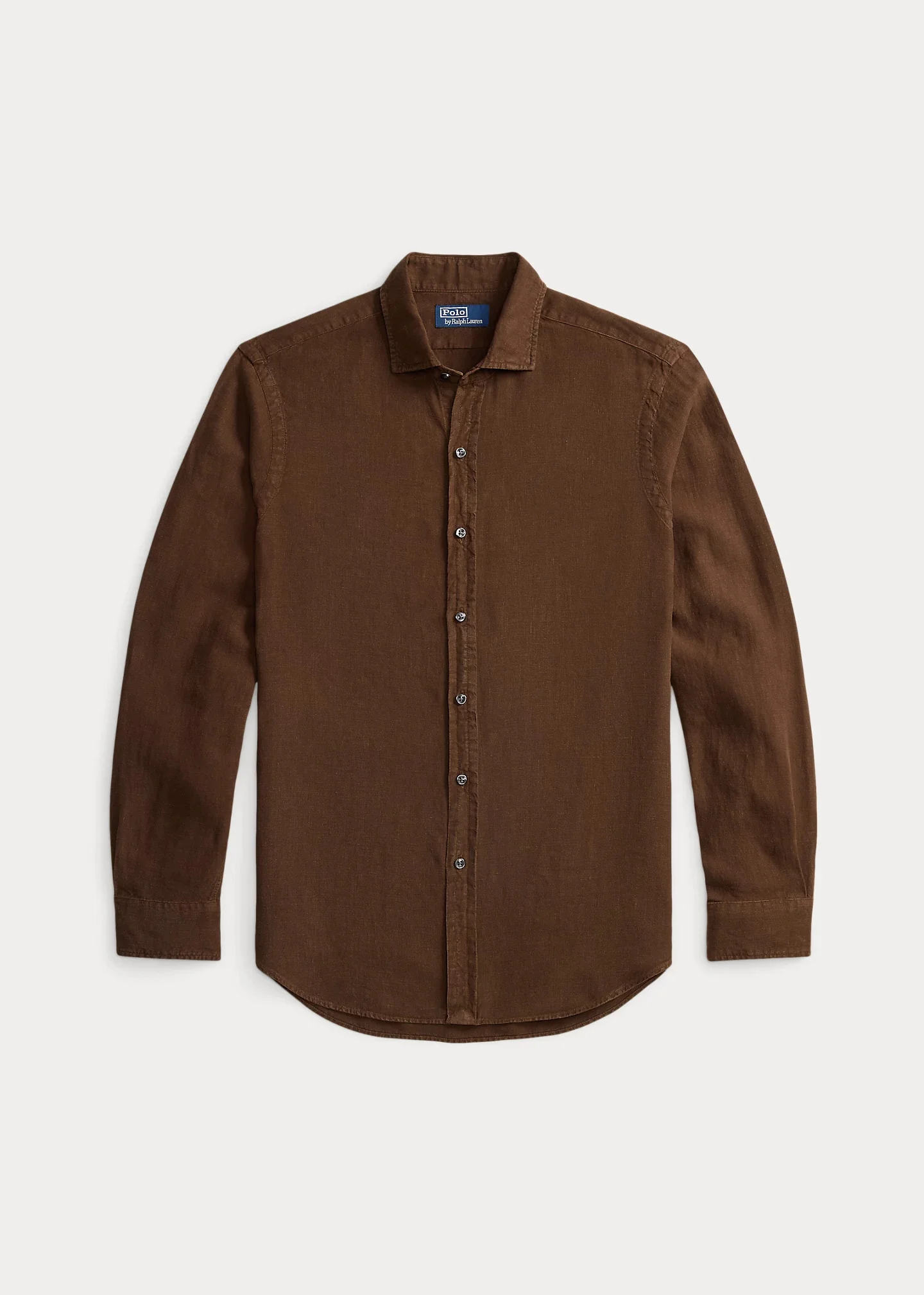 Classic Fit Slub Linen Shirt - 1