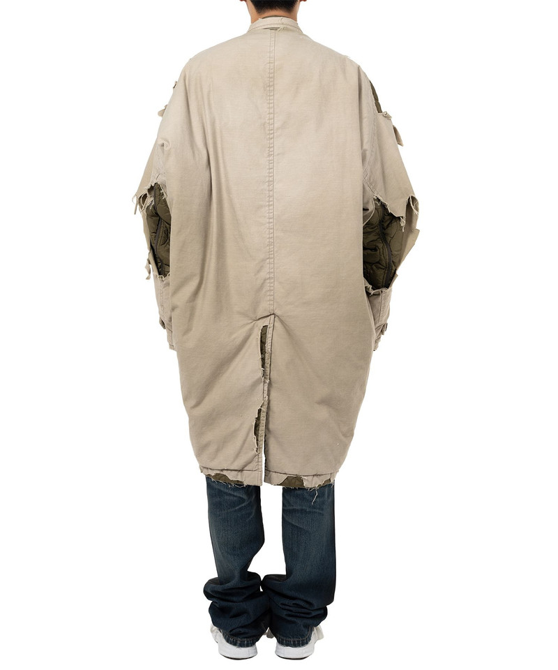 Distressed Balmacaan Coat 14