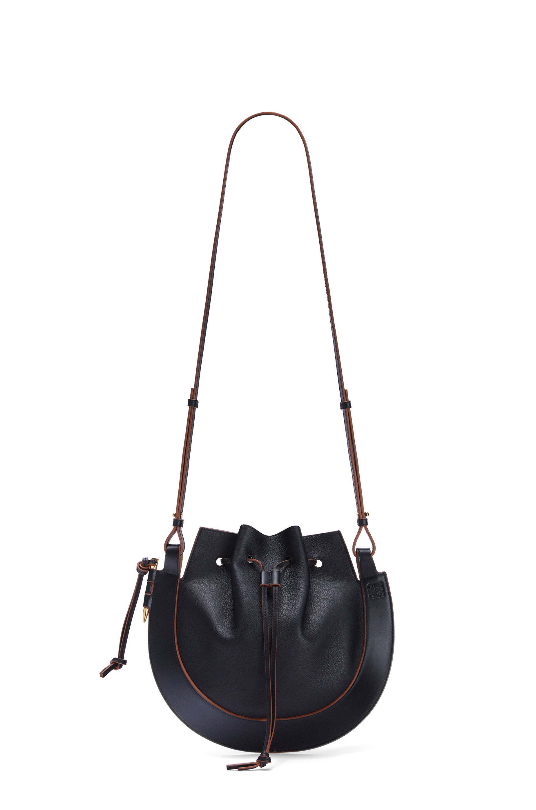 Small Horseshoe bag in nappa calfskin - 3