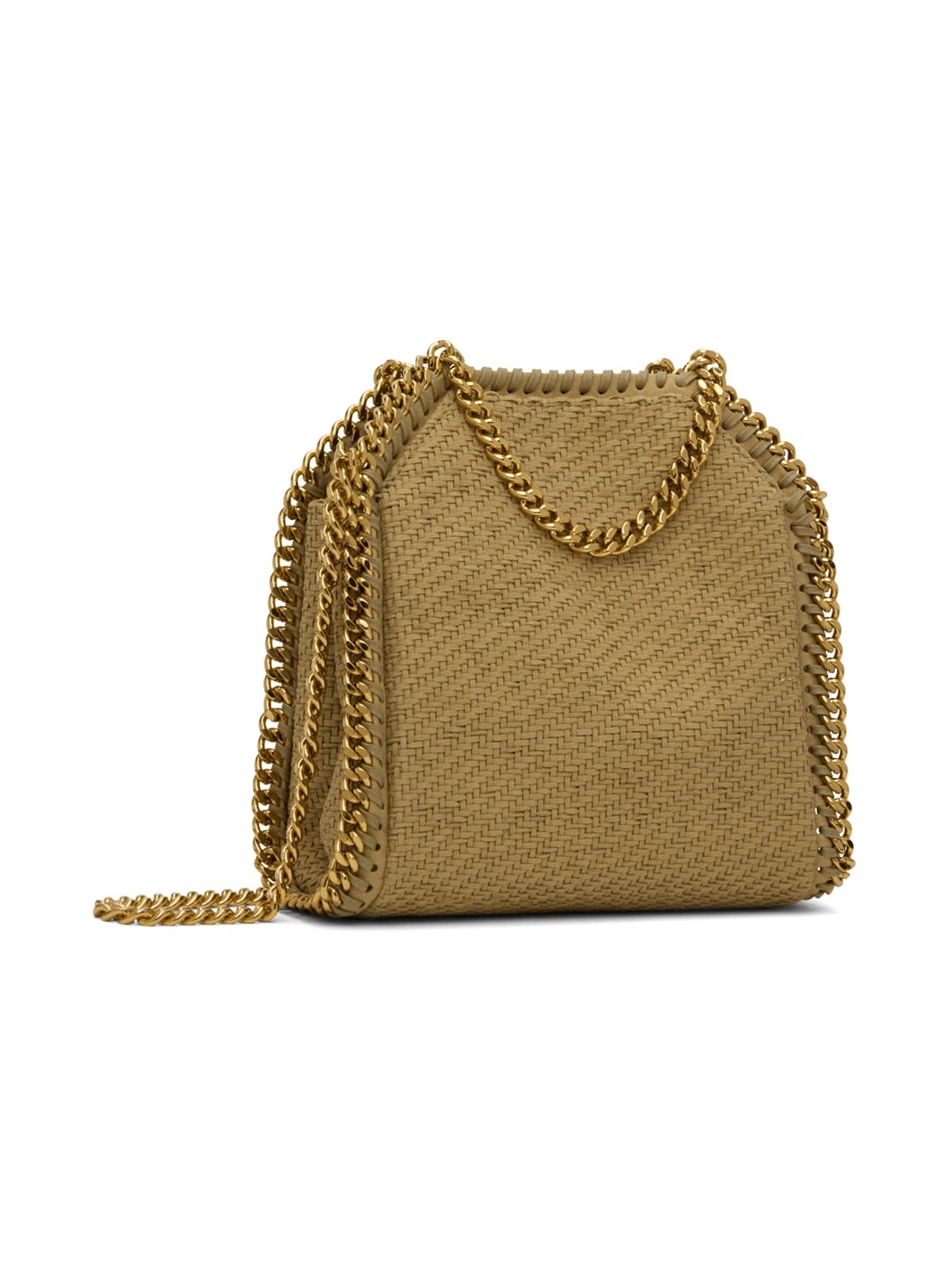 Beige Tiny Woven Bag - 3