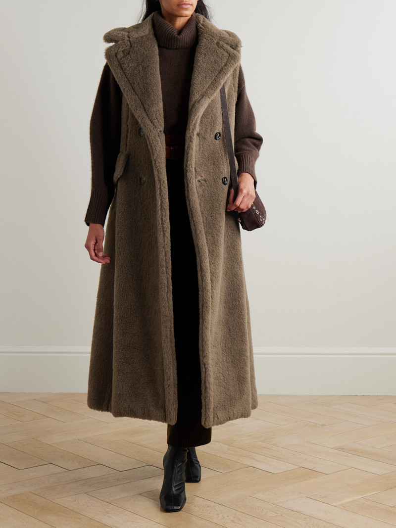 Max Mara Boario Belted Alpaca-blend Double-breasted Coat outlook