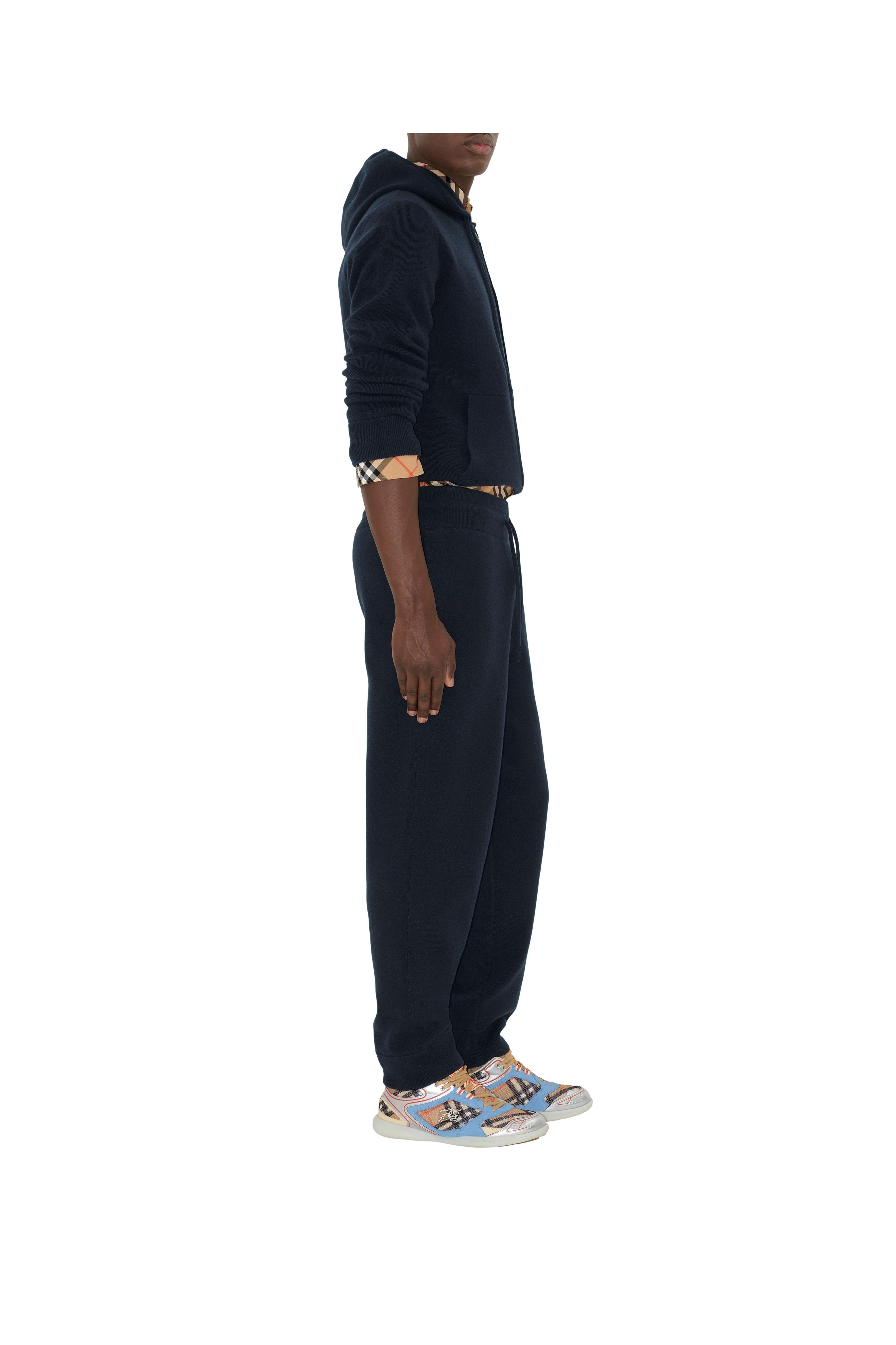 burberry Cashmere Blend Jogging Pants in Navy at Nordstrom - 3