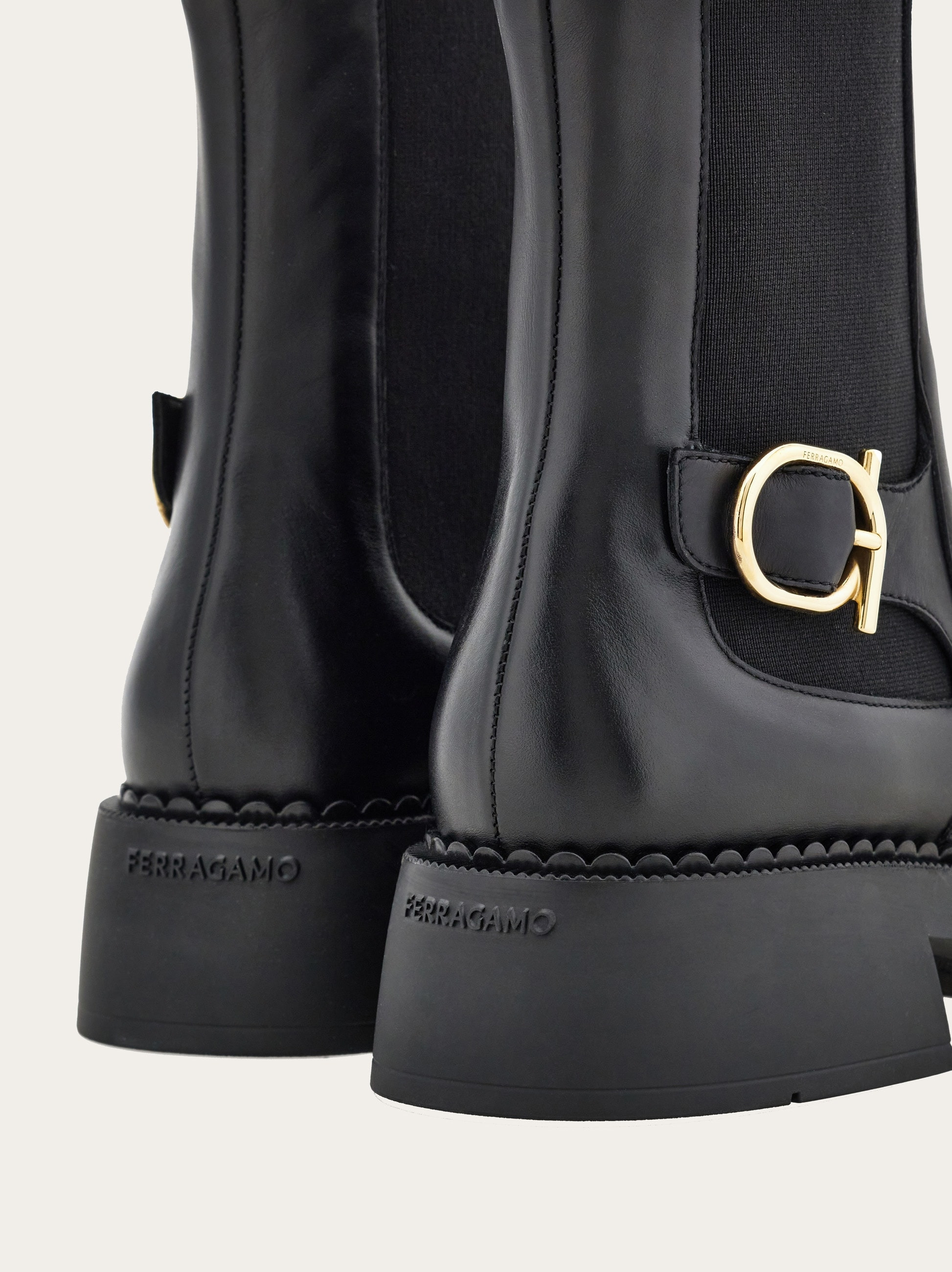 Gancini buckle Chelsea boot - 8