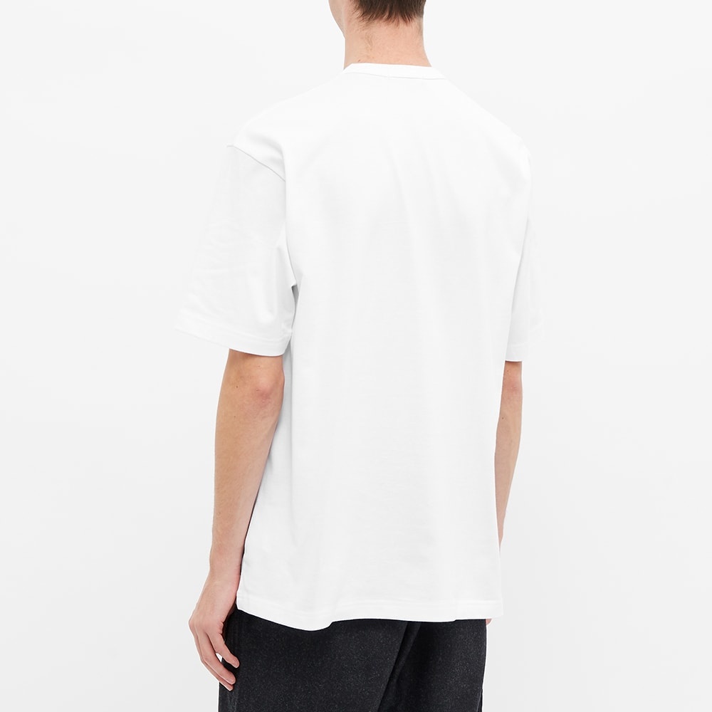 Comme des Garcons Homme Zig Zag Stitch Detail Tee - 4