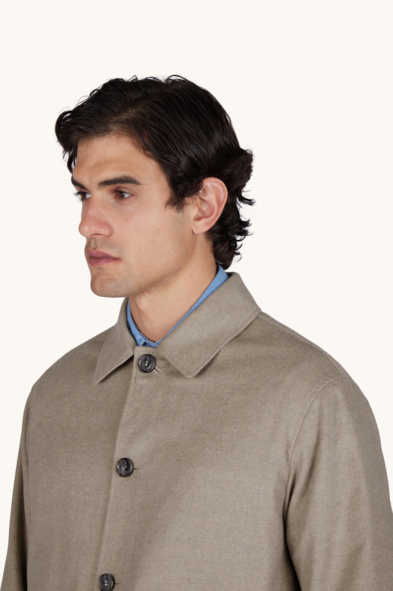 REVERSIBLE OVERSHIRT IN CASHMERE AND TECHNICAL FABRIC 4