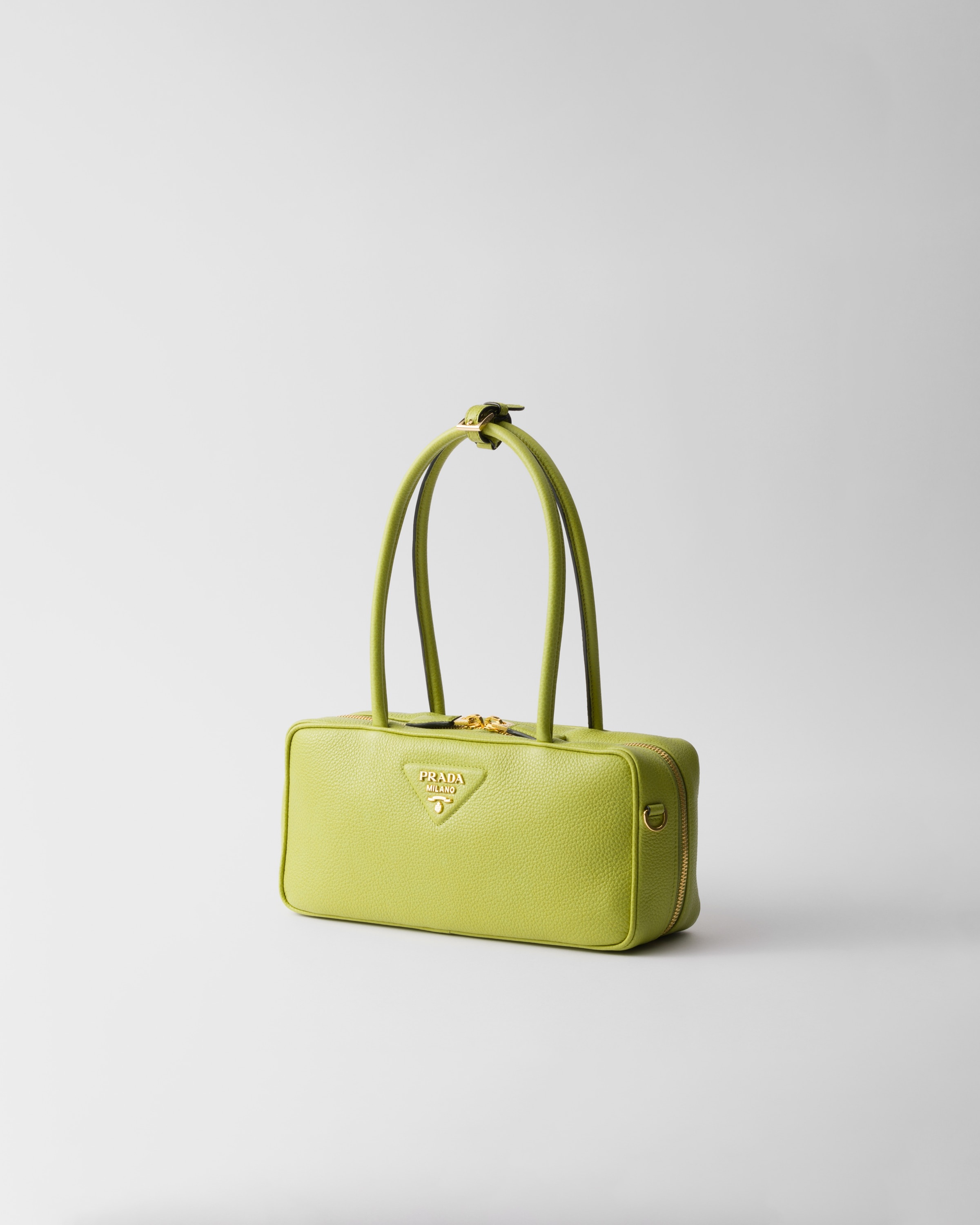 Medium leather top-handle bag - 2