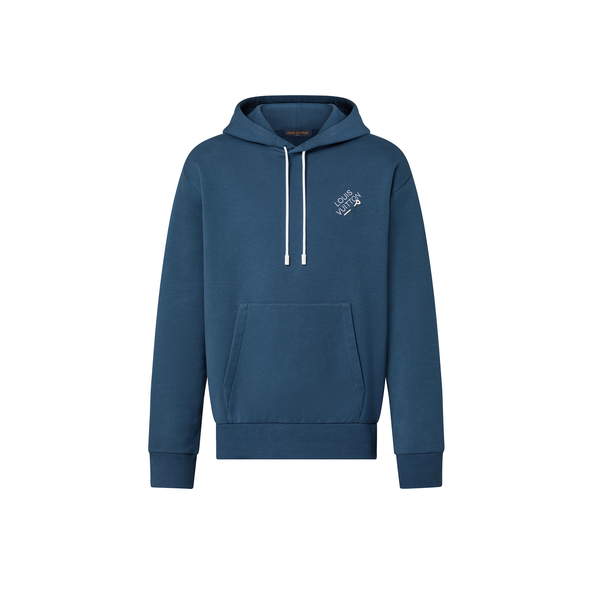 Embroidered Signature Cotton Hoodie - 1