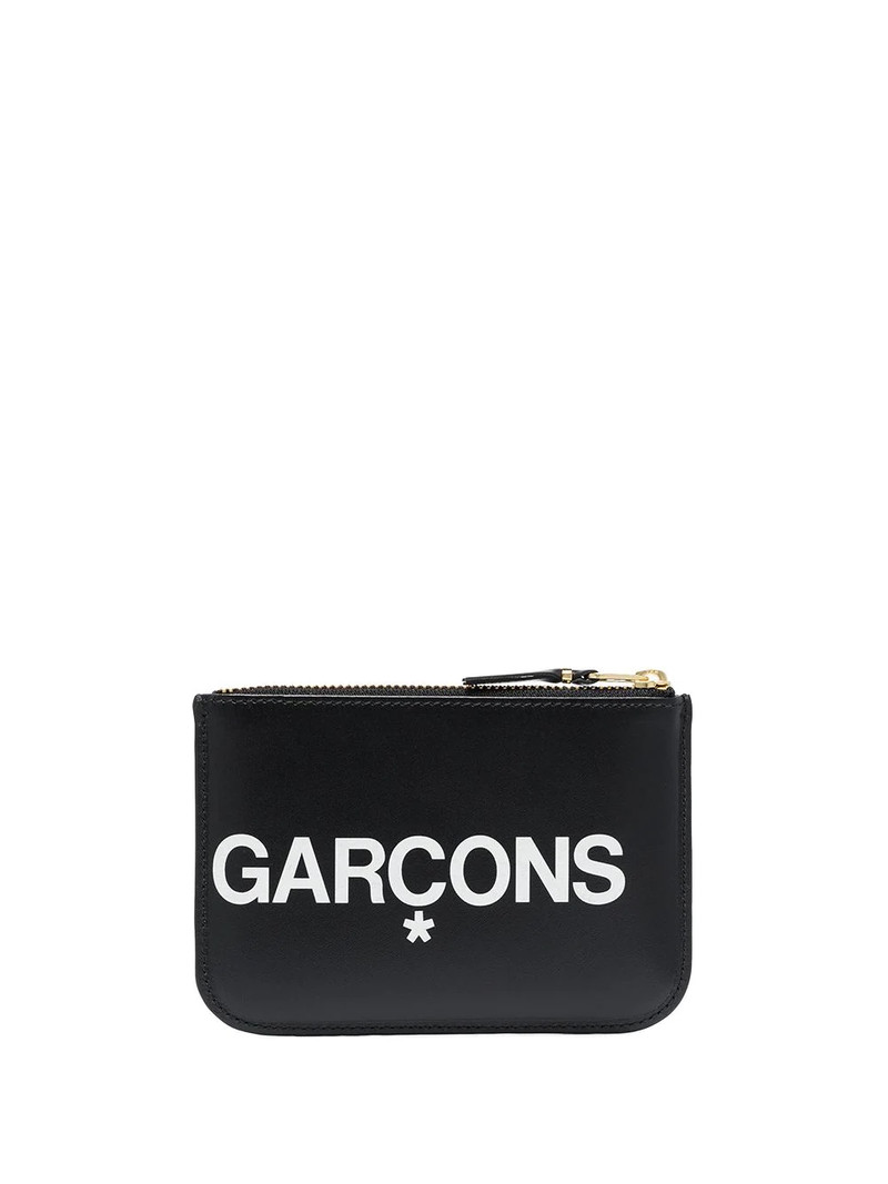 Comme Des Garçons small logo-print pouch outlook
