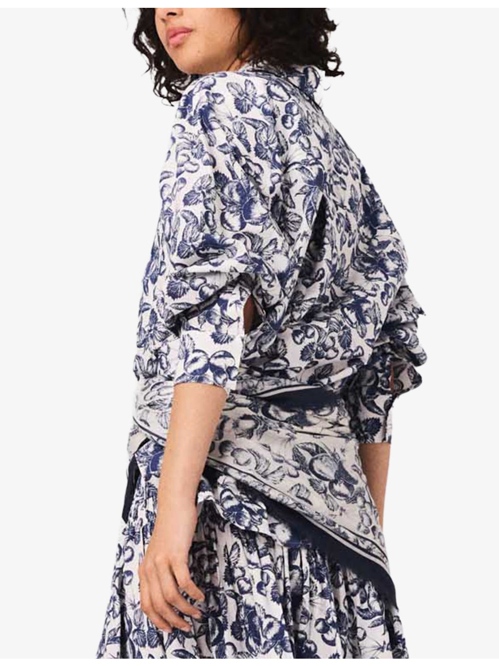 Fruit-Print Long-Sleeve Cotton Shirt - 4