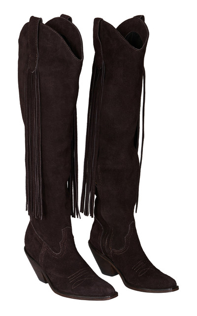 Johanna Ortiz Montrose Slouchy Leather Knee Boots brown outlook