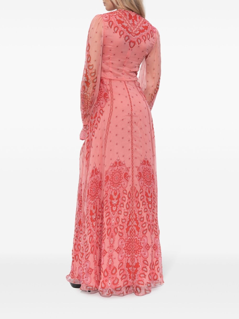 printed maxi dress - 4
