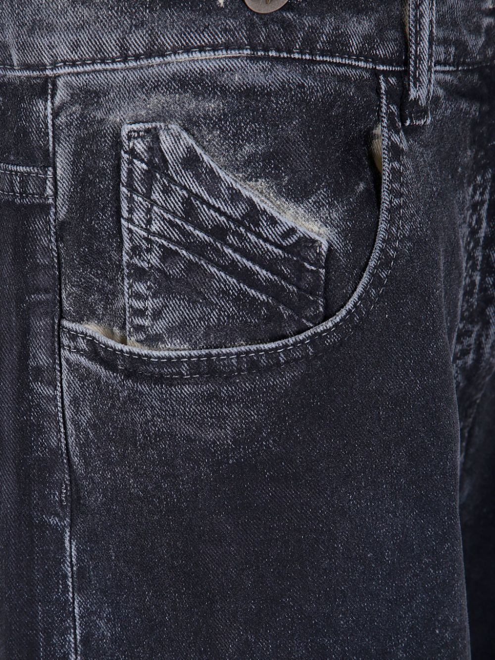 double-waistband baggy jeans - 3