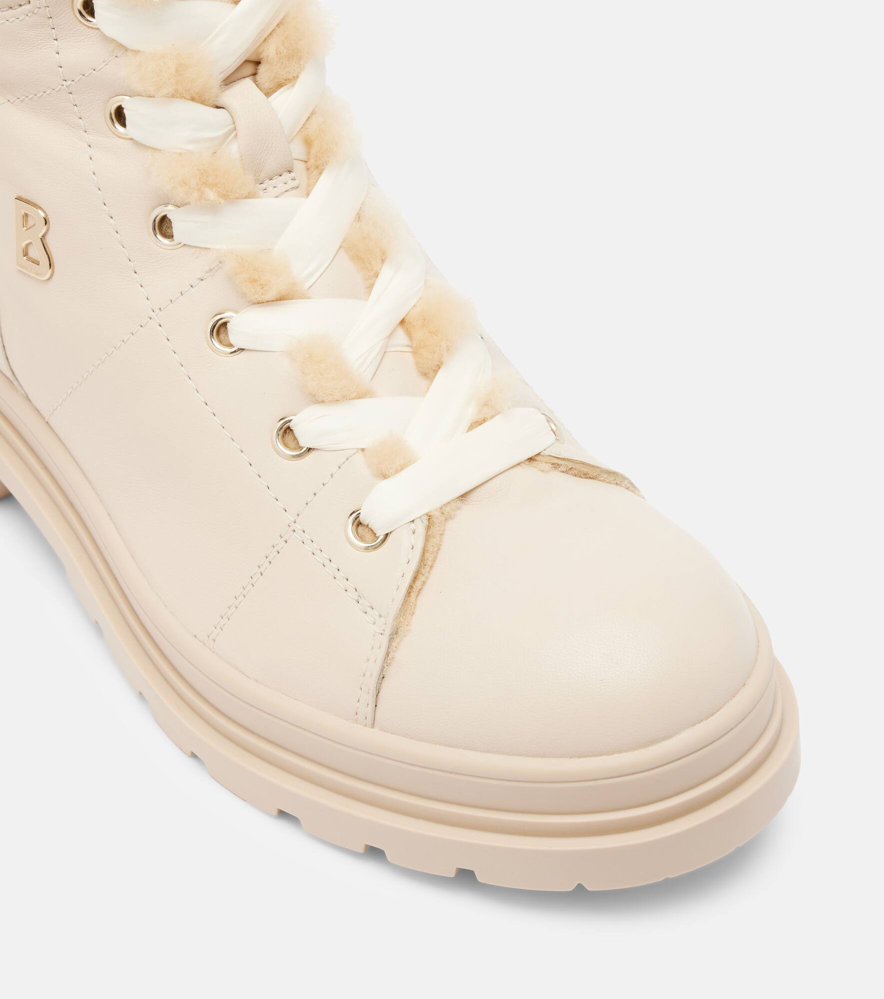 St Moritz leather lace-up boots - 5