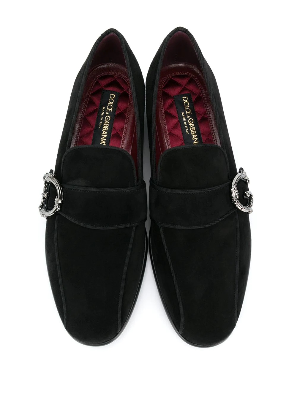 Leonardo velvet loafers - 4