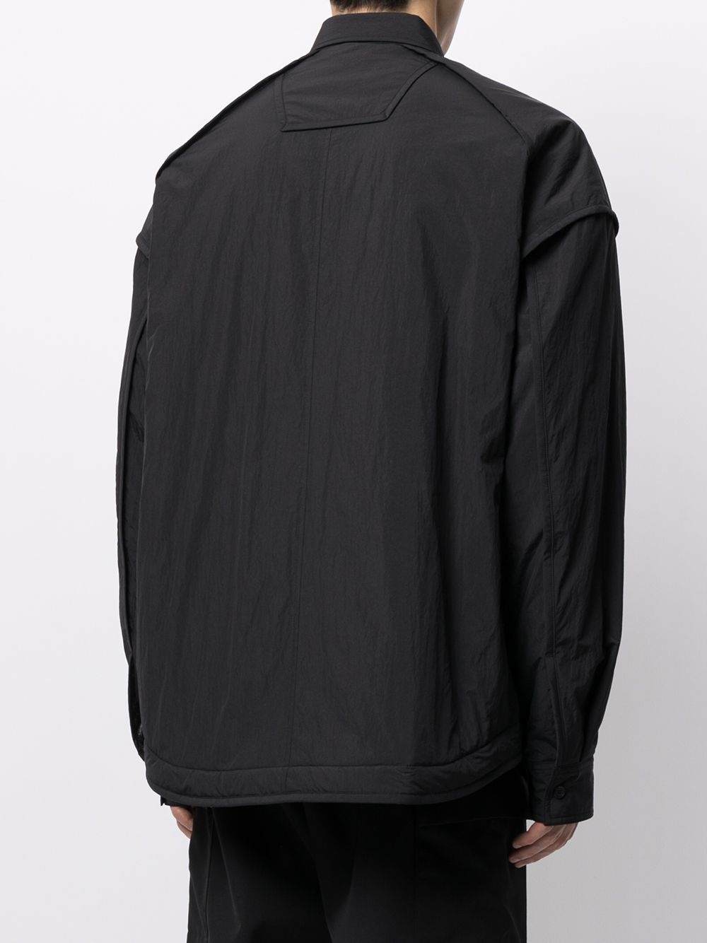 oversized chest-pocket shirt - 4