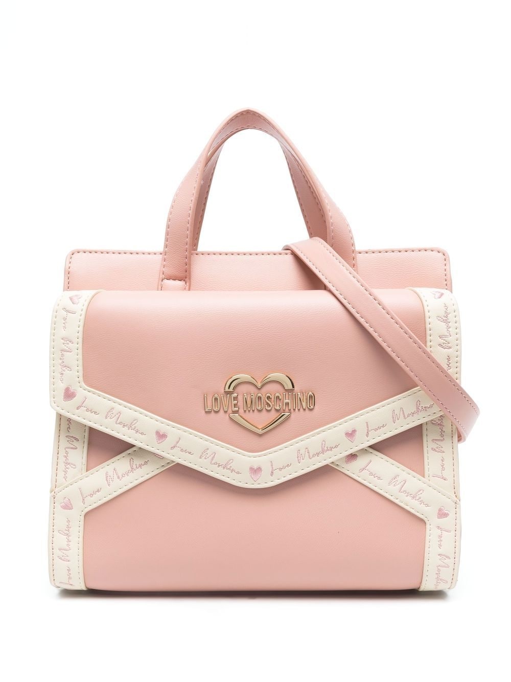 logo-print satchel bag - 1