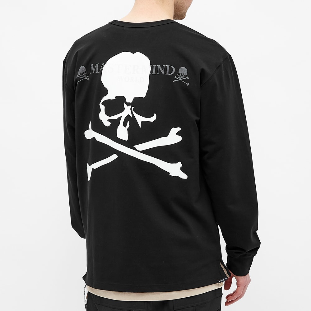 MASTERMIND WORLD Reflective Skull Logo Long Sleeve Tee - 5