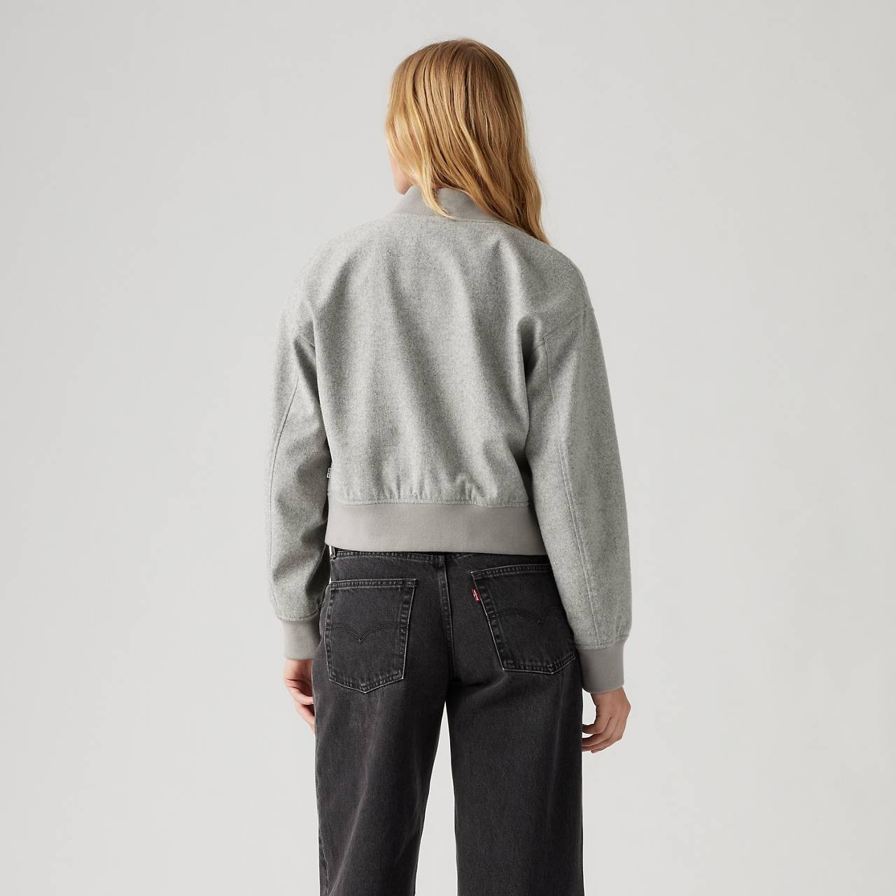CROPPED VARSITY BOMBER JACKET - 3
