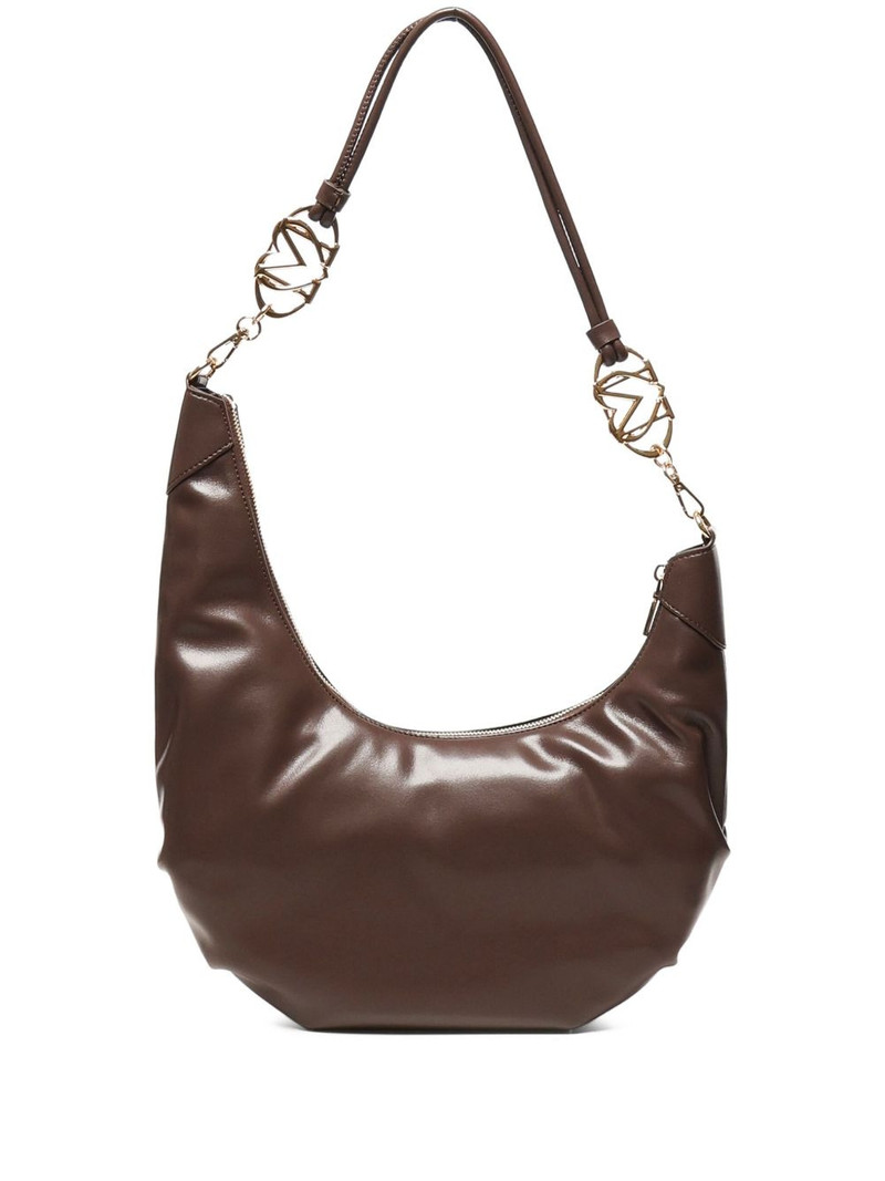 Moschino logo-plaque crescent shoulder bag outlook