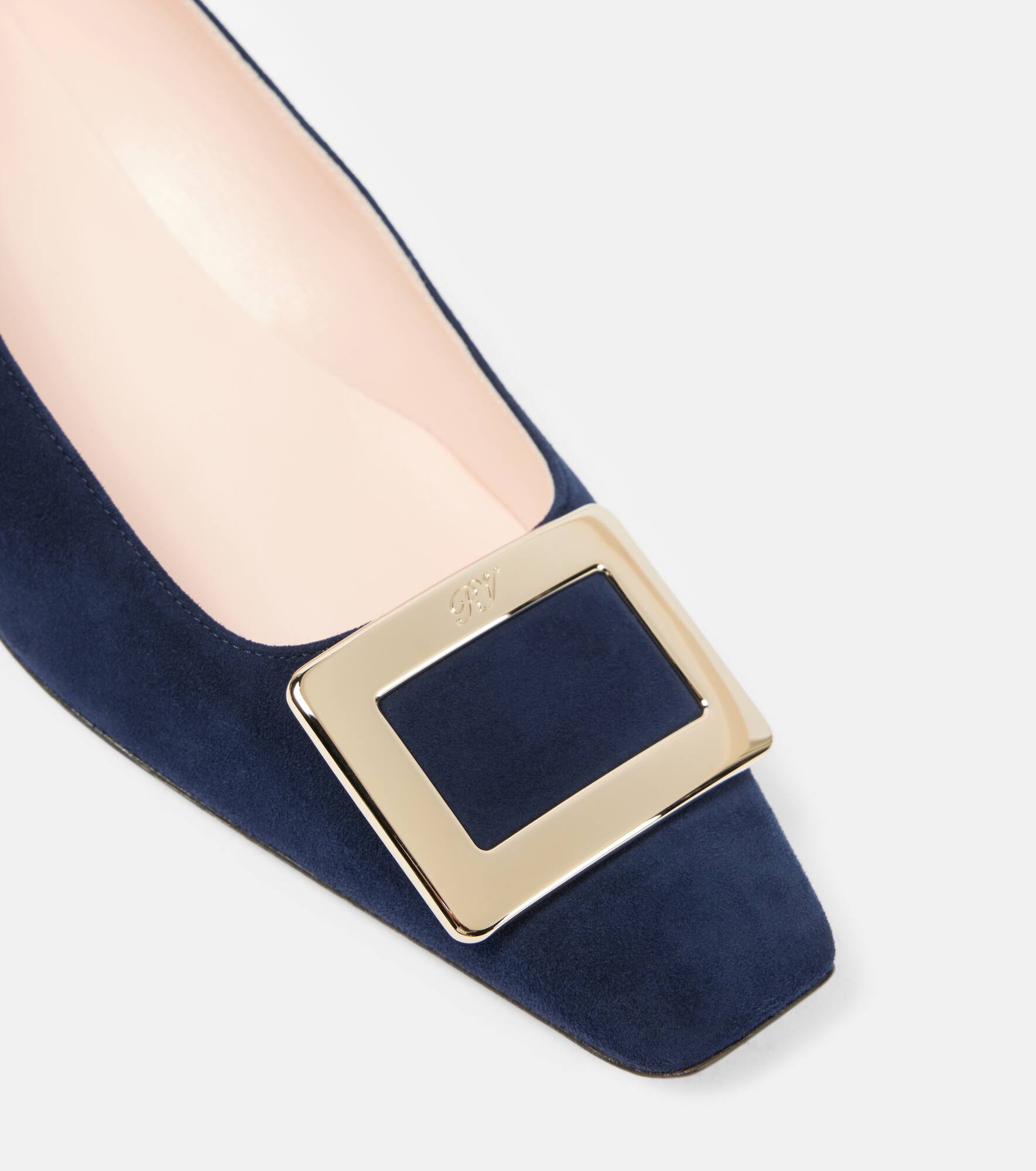 Belle Vivier 25 suede pumps - 5