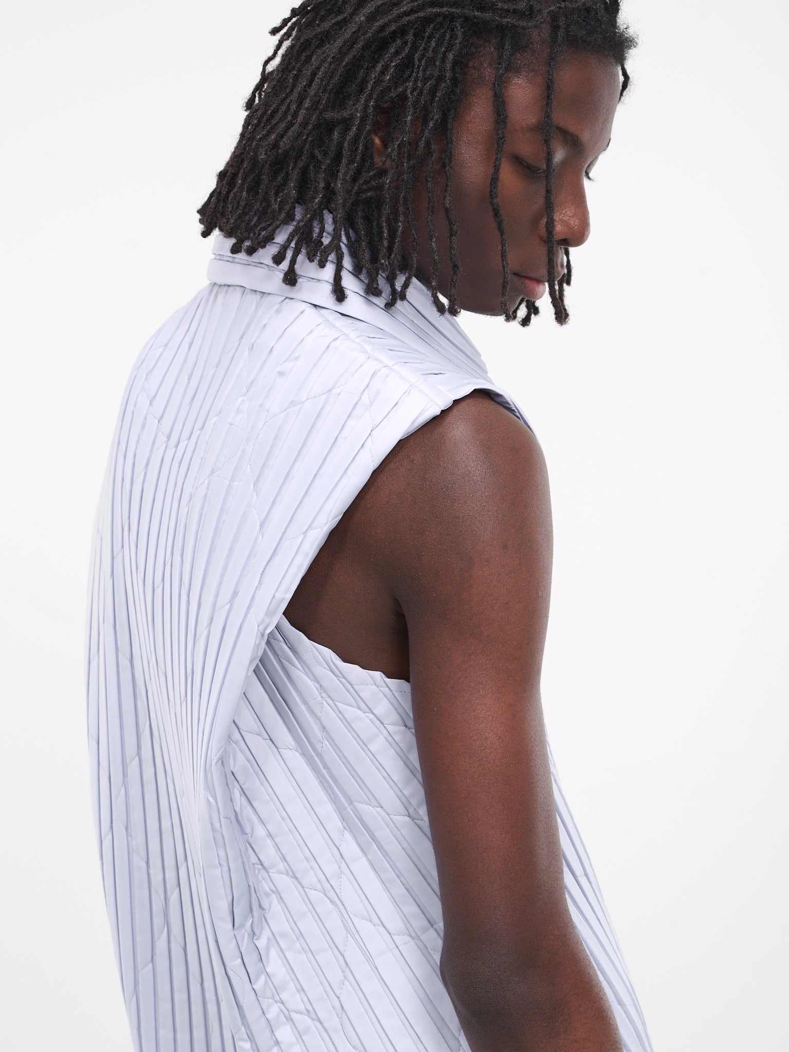 Padded Pleats Vest - 5
