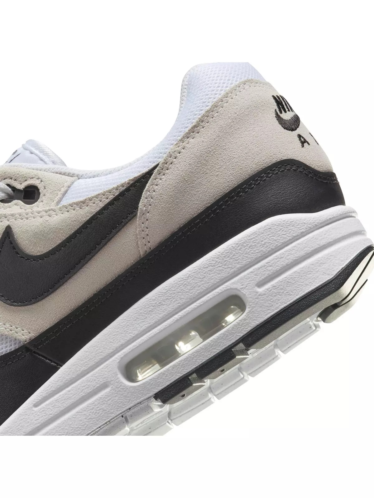 Air Max 1 "White/Summit White/Black" Men's Shoe - 8
