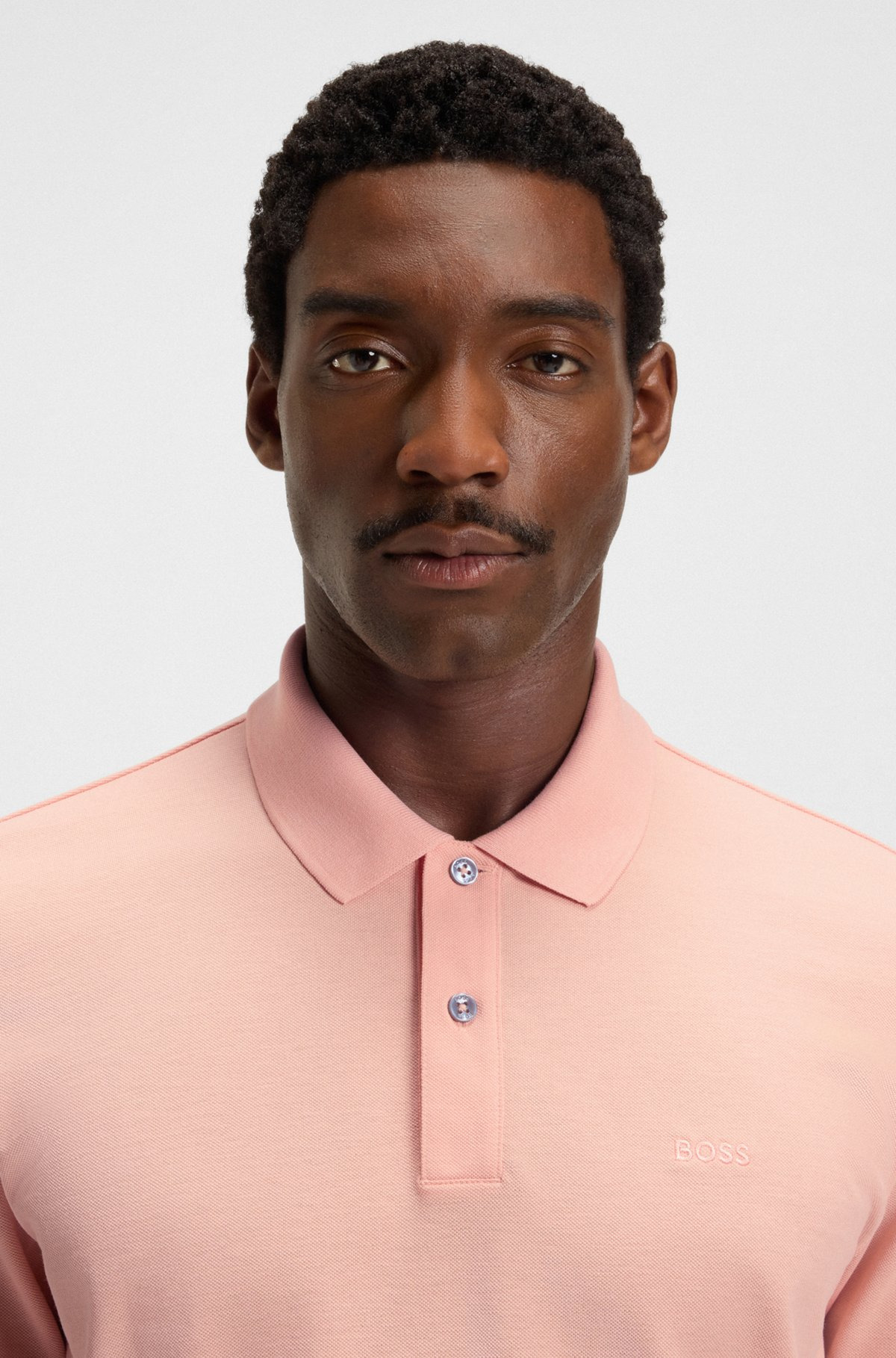 PALLAS POLO SHIRT IN COTTON PIQUÉ WITH LOGO DETAILS - 3