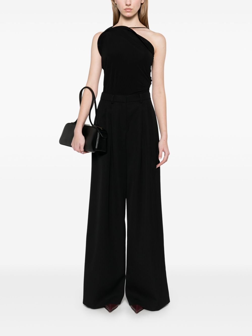 pleat-detail trousers - 2