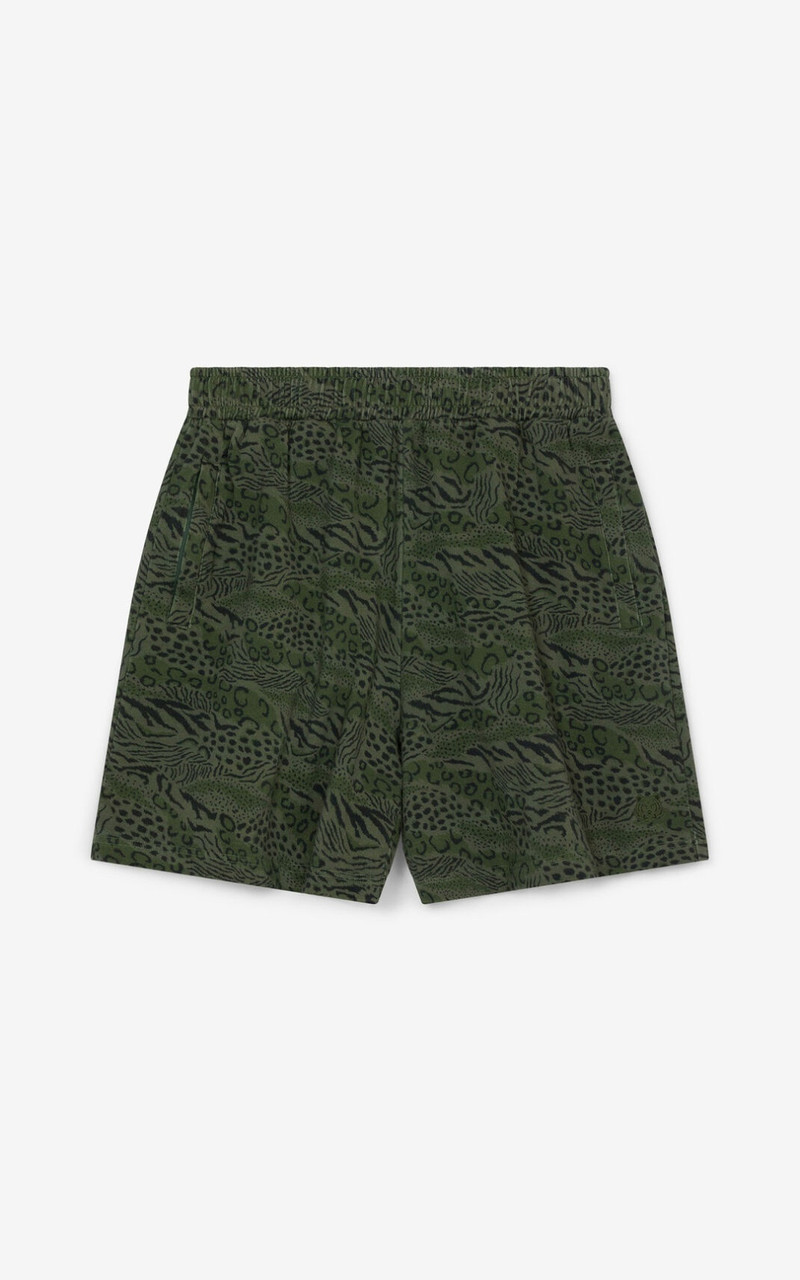 'Archive Leopard' shorts - 1