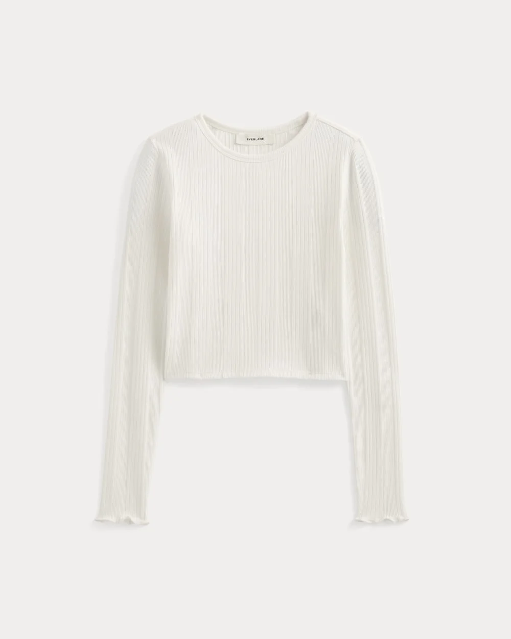 LOUNGE RIB CROPPED SHIRT - 1