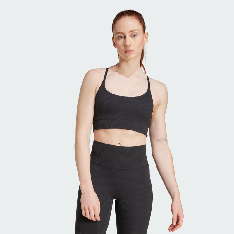 adidas adidas All Me Light Support Rib Bra Long Line Bra outlook