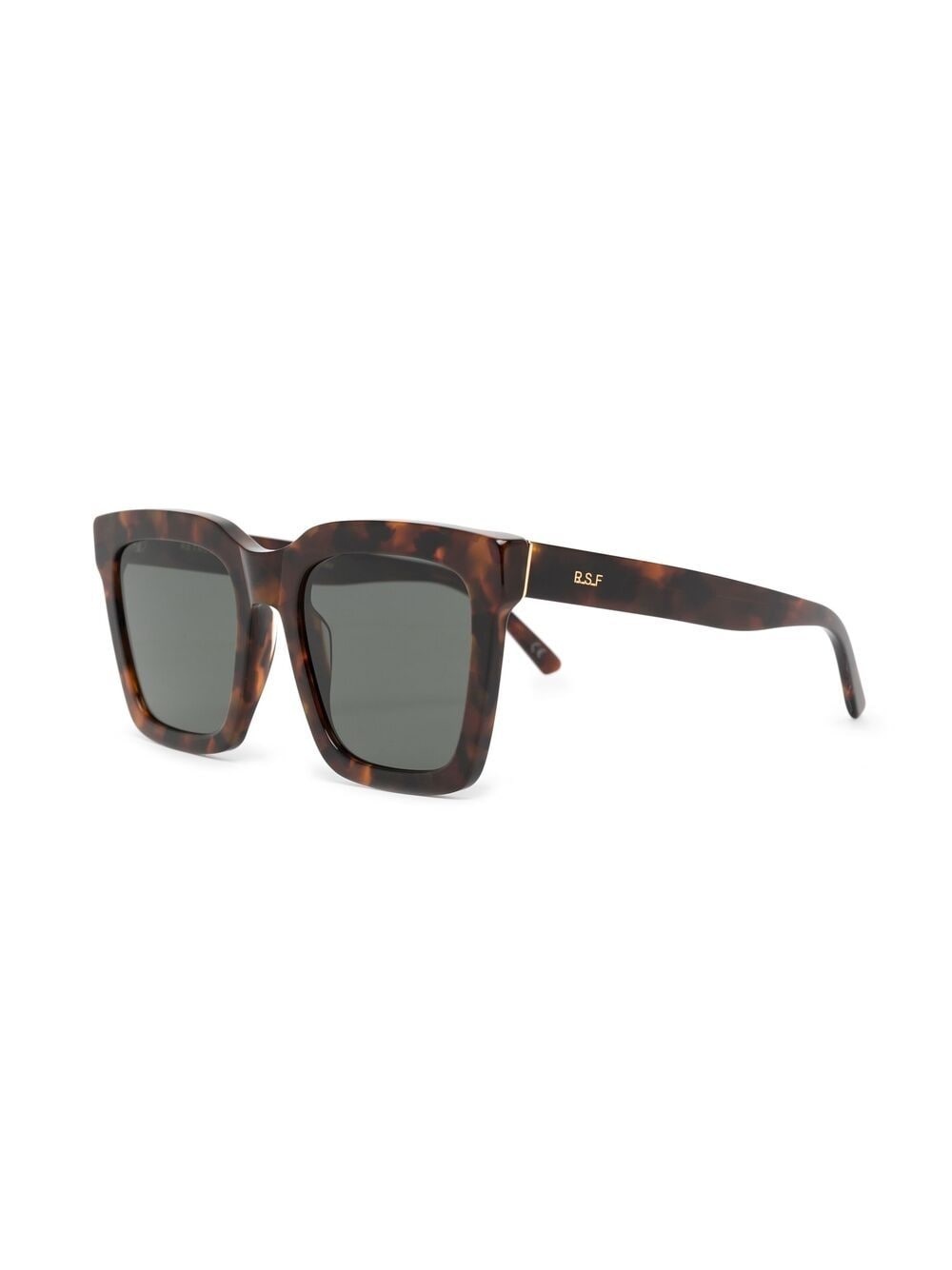 tortoiseshell-effect square-frame sunglasses - 2