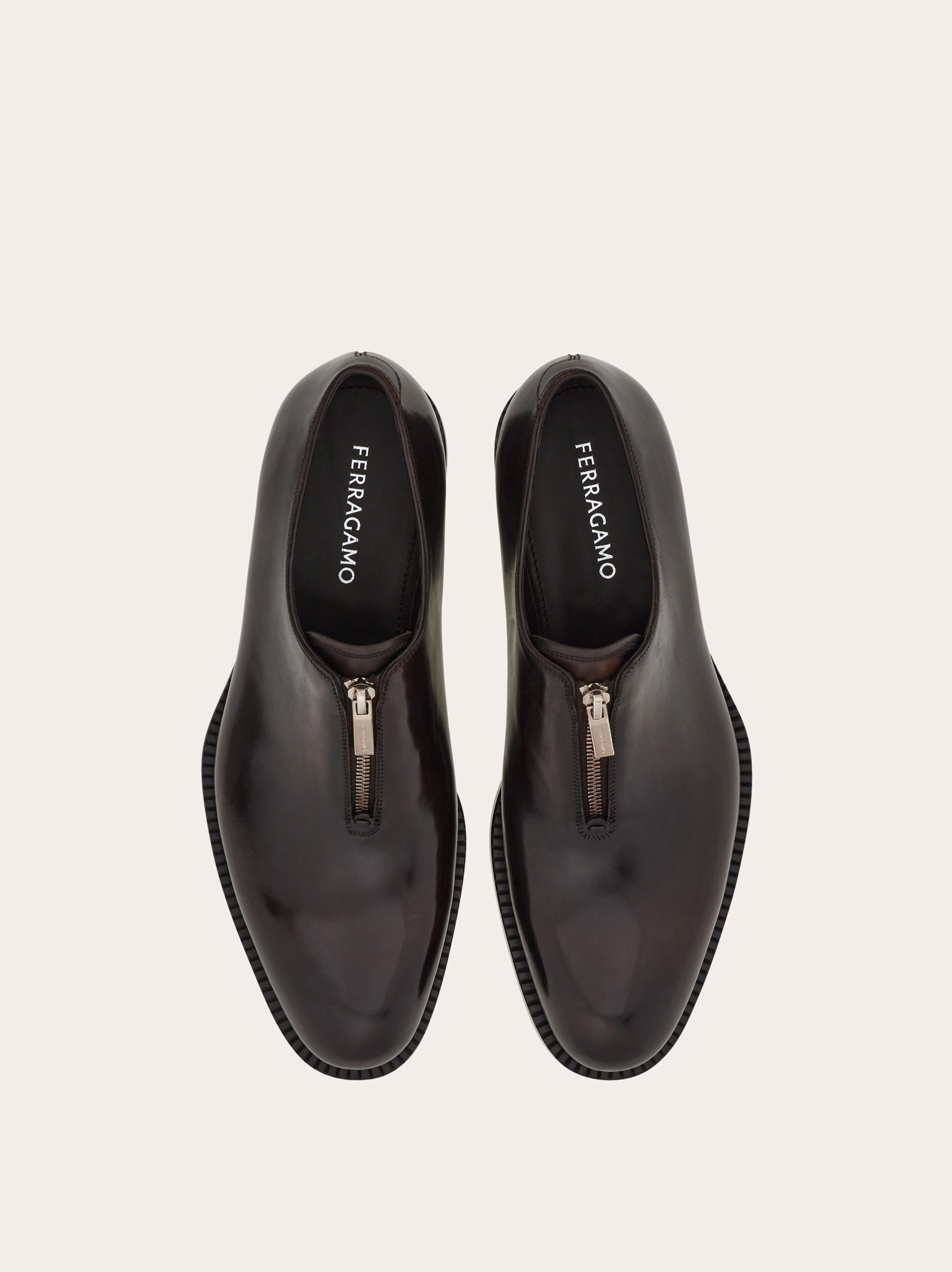 Derby shoe with zip detail - 3
