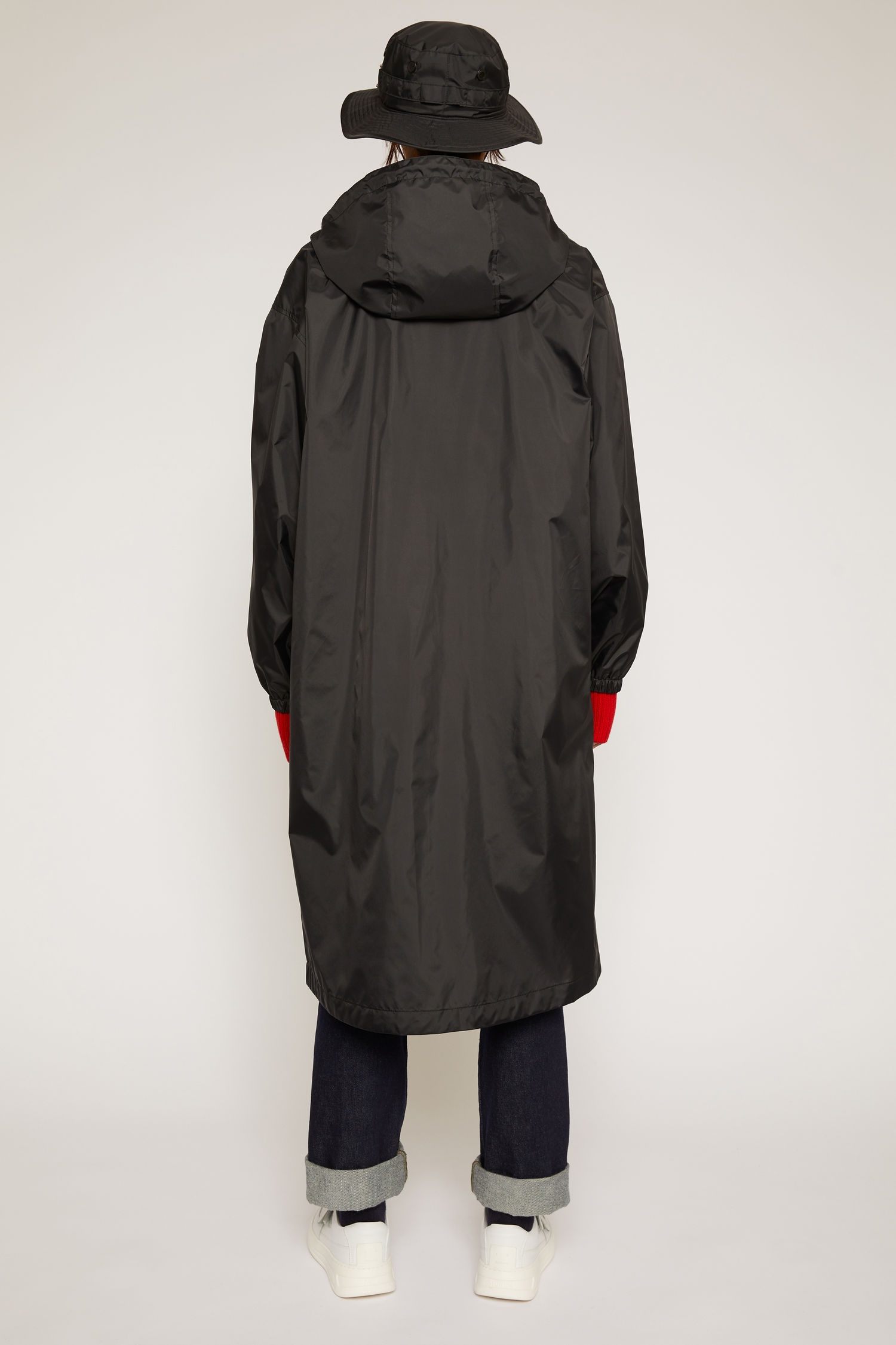 Face plaque technical raincoat black - 5