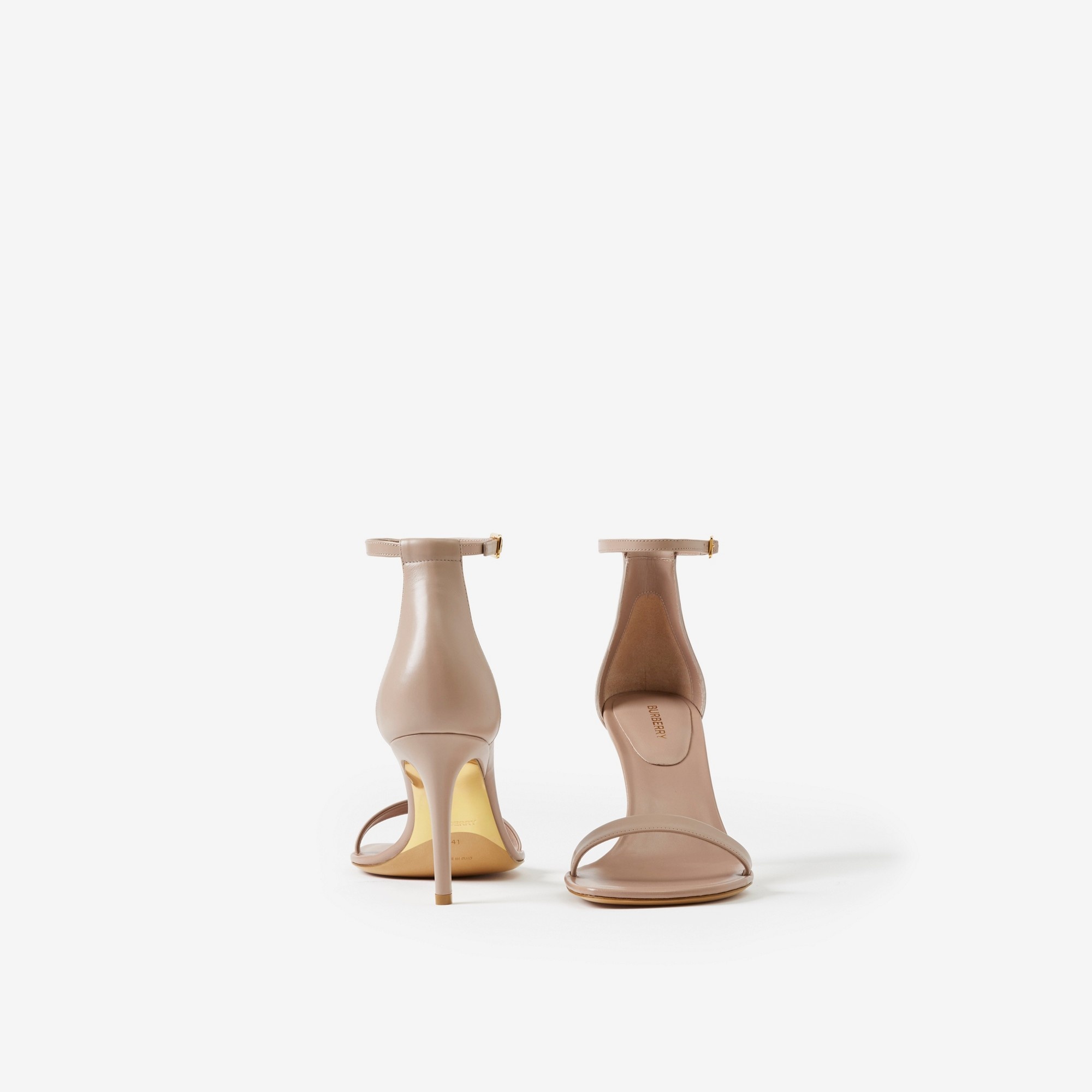 Stiletto-heel Leather Sandals - 4
