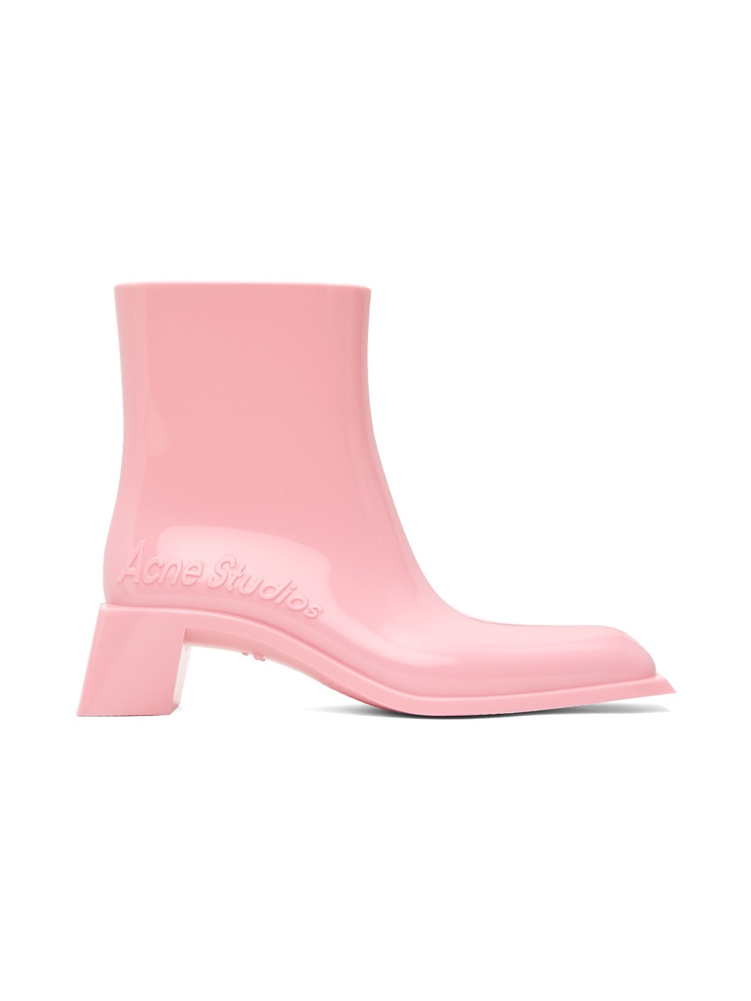 Pink Rubber Boots - 1
